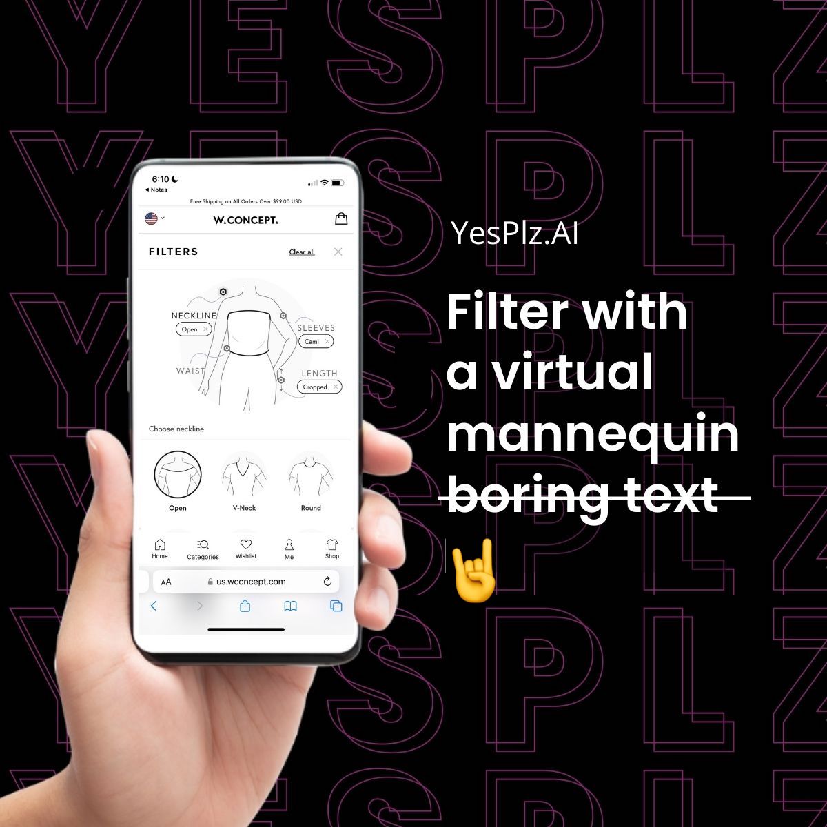 an innovative product search filter for fashion